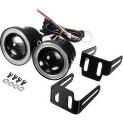 Προβολάκια Ομίχλης/Ημέρας LED 15W 12V 1200lm 64mm Angel Eyes R500