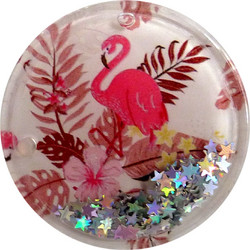 Glitter Flamingo Red