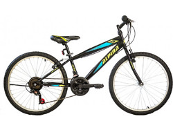 Alpina Alpha Mountain Bike 24" με 7 Ταχύτητες Μαύρο