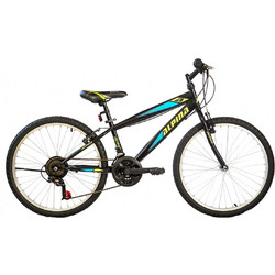 Alpina Alpha Mountain Bike 24" με 7 Ταχύτητες Μαύρο