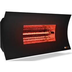 Radialight Oasi Black Σόμπα Κάτοπτρο Ρεύματος Υπέρυθρων 2000W