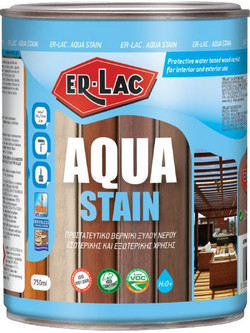 ER-LAC Aqua Stain 2020 Βερνίκι Επιφάνειας Νερού Ματ Διάφανο 0.75lt