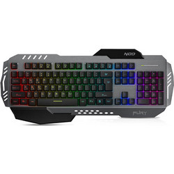 NOD Fury Gaming Πληκτρολόγιο RGB Black