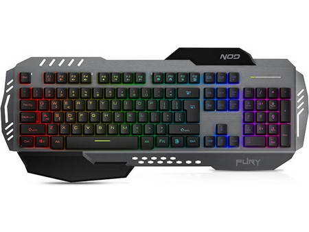 NOD Fury Gaming Πληκτρολόγιο RGB Black