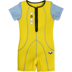 Arena Water Tribe Warmsuit Παιδικό Αγωνιστικό Μαγιό Κολύμβησης Ολόσωμο για Κορίτσι Κίτρινο 95246-310