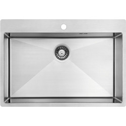 Macart Legent N-100 XL Ένθετος Νεροχύτης Γρανίτη Σατινέ 78x51cm