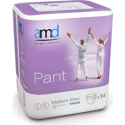 AMD Pant Maxi Medium Πάνες Βρακάκι Ακράτειας 5 Σταγόνες 14τμχ