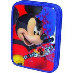 Paxos Mickey Club House Κασετίνα Γεμάτη με 2 Θήκες Μπλε 30121