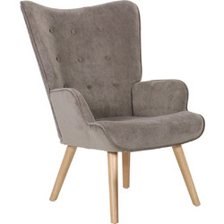 Woodwell Μπερζέρα Καφέ Alma Ε7141,20