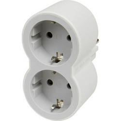 Πρίζα Legrand SurgeArrest (694516) 2 Θέσεων - White/Grey 694516