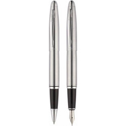Scrikss Set Δώρου 88 Silver Στυλό Ballpoint & Πένα Fountain Pen