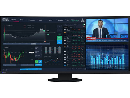 Eizo FlexScan EV3895-BK Ultrawide IPS Curved Monitor 37.5" 3840x1600 QHD 60Hz 4ms