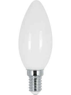 ΛΑΜΠΤΗΡΑΣ LED FILAMENT ΚΕΡΑΚΙ ΟΠΑΛ E14 4W 3000K (ΘΕΡΜΟ) 400Lm C35 220V VIVA 3800228026847