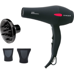 Singer HD1711 Πιστολάκι Μαλλιών με Φυσούνα 2000W