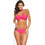Marko Bikini Set με Ενίσχυση Φούξια M-557