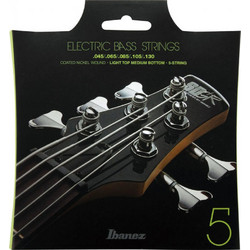 Ibanez IEBS-5C Σετ 5 Χορδές Ηλεκτρικού Μπάσου Nickel Plated Steel 45-130" Medium Tension