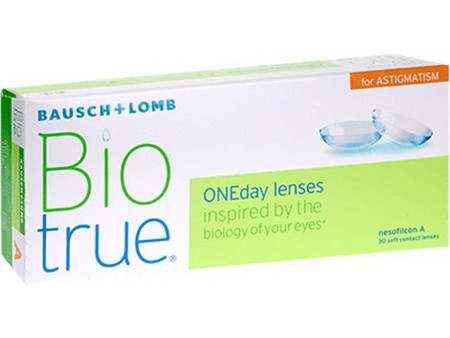 Bausch & Lomb Biotrue Ημερήσιοι Φακοί Επαφής Αστιγματικοί με Φίλτρο UV 5τμχ