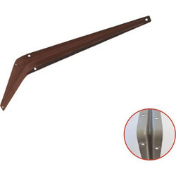 Γωνία στήριξης ραφιού Eco 250x300mm καφέ