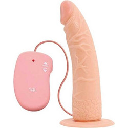 Toyz4lovers Real Rapture Natural Living Earth Flavour Remote Ρεαλιστικός Δονητής για Ζευγάρια με Τηλεχειριστήριο 20.5cm Flesh