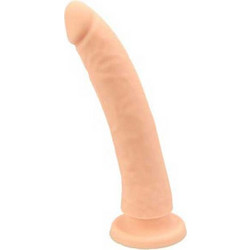 Loving Joy Silicone Ρεαλιστικό Dildo με Βεντούζα 22cm Μπεζ