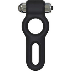 Loving Joy JoyRings Silicone Vibrating Cock Ball Ring Ελαστικό Δαχτυλίδι Πέους & Όρχεων Σιλικόνης με Δόνηση Μαύρο