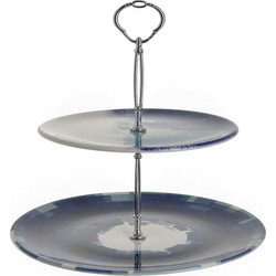 Ορντεβιέρα 2 Όροφη Κεραμική inart 27x30εκ. 3-60-022-0011 - inart - 3-60-022-0011