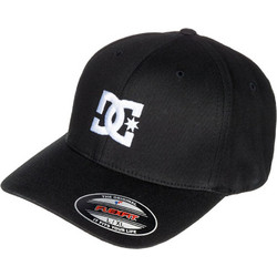 DC Star 2 Flexfit Ανδρικό Καπέλο Jockey Υφασμάτινο Μαύρο 55300096-BLK