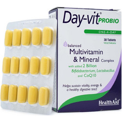 Health Aid Day-Vit Probio Προβιοτικά 30 Ταμπλέτες