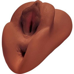 Pipedream PDX Plus + Perfect Pussy Double Stroker Pocket Pussy Αυνανιστήρι Brown