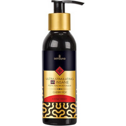 Sensuva Ultra Stimulating on Insane Cherry Pop Moisturizer Λιπαντικό Gel Κόλπου & Πρωκτού 125ml