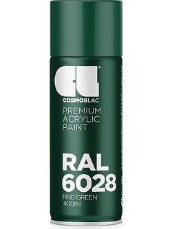 Cosmoslac Premium Acrylic Paint Σπρέι Βαφής Pine Green RAL6028 Gloss 400ml