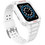 Hurtel Armored Θήκη & Λουράκι Σιλικόνης White (Apple Watch 38 / 40 / 41mm)