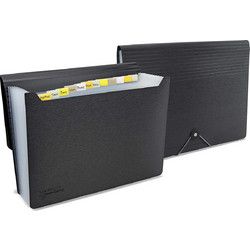 Rapesco Germ-Savvy(TM) Antibacterial: 13 Part Expanding File A4 Black (1638)