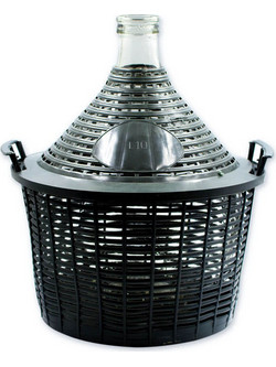 Νταμιτζάνα Γυάλινη Ιταλίας 10L