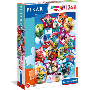 Παιδικό Puzzle Clementoni Super Color Maxi Pixar Party 24 Κομμάτια