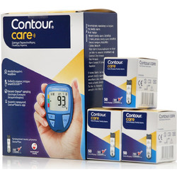 Bayer Ascensia Contour Care Μετρητής Σακχάρου & 3x50 Ταινίες