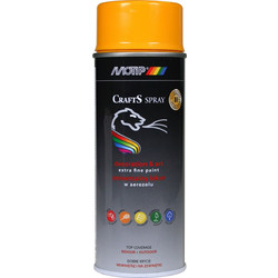 Motip Deco Paint Σπρέι Βαφής Signal Yellow RAL1003 Gloss 400ml