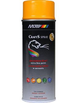 Motip Deco Paint Σπρέι Βαφής Signal Yellow RAL1003 Gloss 400ml