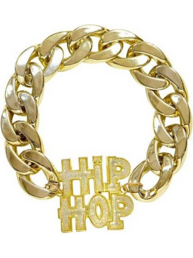 Βραχιόλι χρυσό Hip-Hop, Carnival toys, it775713