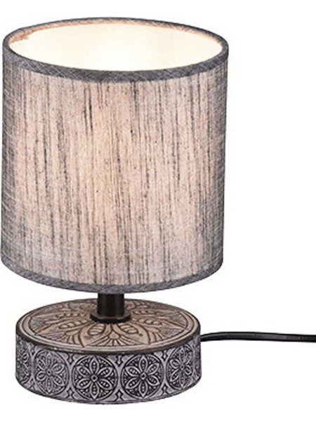 Trio Lighting R50980111 Πορτατίφ E14 Γκρι Φ13xΥ20.5cm