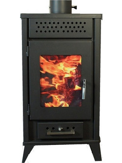 Gekas Metal MG 300 Black Ατσάλινη Ξυλόσομπα 15kW