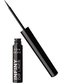 Mon Reve Infiny Dip Liner 01 Black Αδιάβροχο Πινέλο Eyeliner 2ml