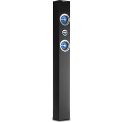 NGS Tower Skyline Ηχοσύστημα Hi-Fi 2.0 50W με Digital Media Player και Bluetooth & Wi-Fi Black