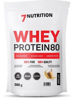 7Nutrition Whey 80 Caffe Latte Πρωτεΐνη Ορού Γάλακτος Γράμμωσης 2x500gr