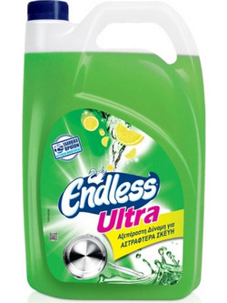 Καθαριστικό υγρό πιάτων Endless Ultra λεμόνι 4 λίτρα