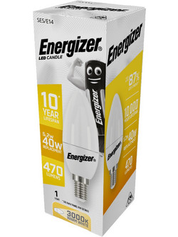 Λάμπα Led Κεράκι Θερμό E14/5.2W=40W 3000K Energizer