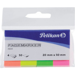 Pagemarker - Σελιδοδείκτες Αυτοκόλλητοι Φωσφορούχοι 4x20x50mm Herlitz 200Φ