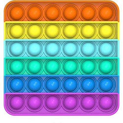 Push Pop It Fidget Τετράγωνο 14 x 14 x 2 cm Πολύχρωμο DYN-5059059083866