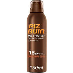 Piz Buin Tan & Protect Medium Αδιάβροχο Spray Μαυρίσματος Σώματος SPF15 150ml