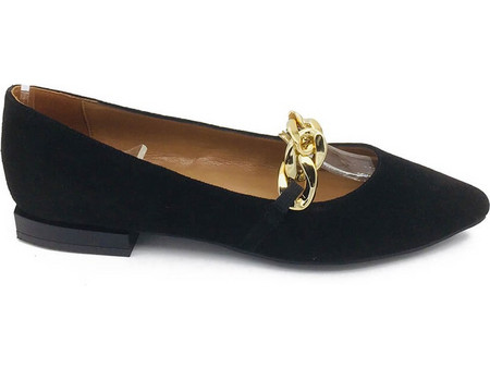 Μπαλαρίνες UTOPIA U53-008 BLACK CASTOR
